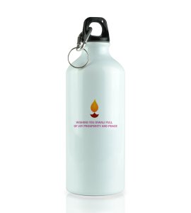 Diwali Wishes sipper bottle - Full of Joy, Prosperity, and Peace