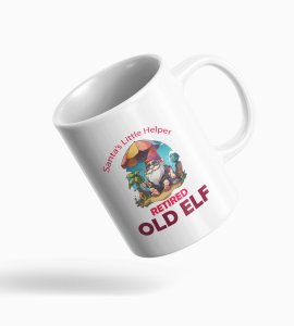 Santas Friend Old Elf Design Coffe Mug Santa Coffe Mug Design