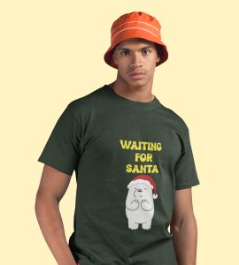 Waiting For Santa| Christmas Themed T-shirt | Best T-shirts for Boys Girls