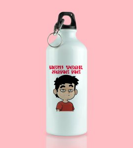 Same Me, Men's Printed Sublimated Aluminium Water Bottle