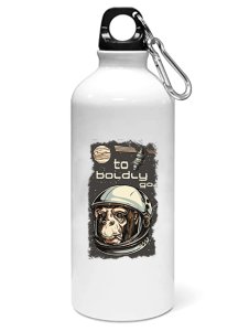 Boldly go- Sipper bottle of illustration designs