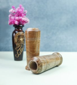 Diabetes Sugar Control Wooden Glass Tumbler Ayurvedic Jamun Wood 2 pcs per Order