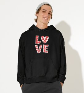 Pure Love: Amazing Printed (black) Hoodies For Singles