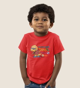 Dino Skater, Printed Cotton Tshirt for Boys