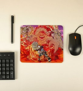 Masters of the Sand: The Legendary Duo of Gaara and Shukaku Printed Mousepad