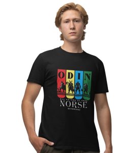 Seeker of Truth: Guardian of the Ancient Realms Graphic Printed Black T-Shirt for Men