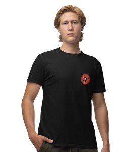 Chopstick Ready: Ramen Time Graphic Printed Black T-shirt