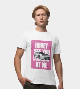 Intense Stare : Feeling the Heat Graphic Printed White T-Shirt